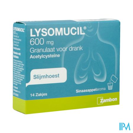 Lysomucil 600 Gran Sach 14 X 600mg