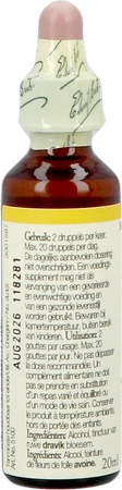 Bach Flower Remedie 36 Wild Oat 20ml 3