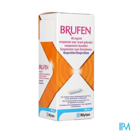 Brufen 40mg/ml Susp Buvable 200ml