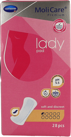 Molicare Pr Lady Pad 0,5drops 28 P/s 1