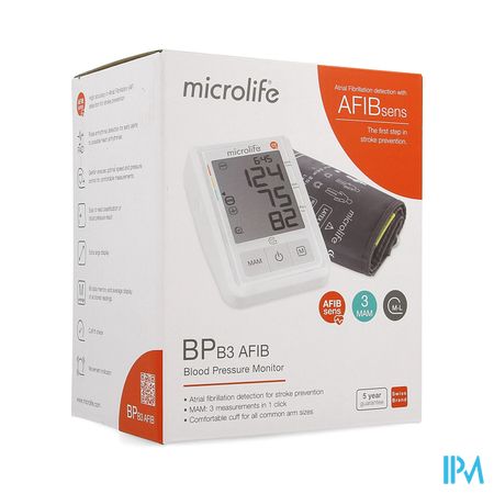 Microlife Bpb3 Afib Tensiometre Bras Otc Sol