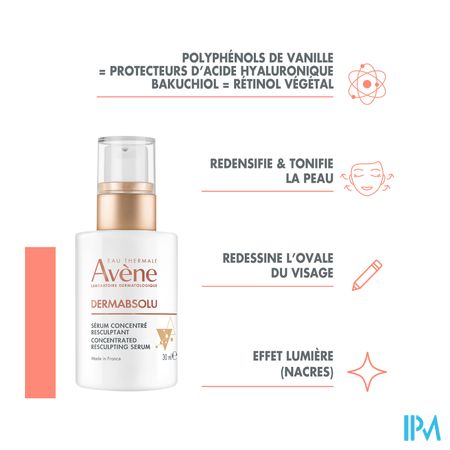 Avene Dermabsolu Serum Geconc. Resculpting 30ml 5