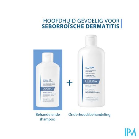 Ducray Elution Sh Zacht Evenwichtherstel. 400ml Nf 18