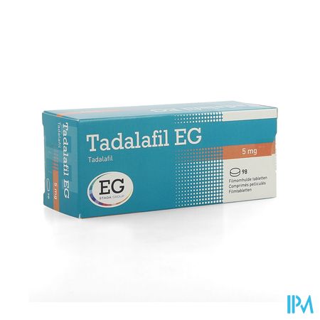 Tadalafil EG  5Mg Comp Pell  98 X  5Mg