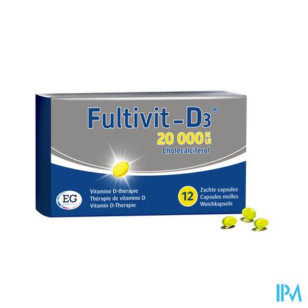 Fultivit-D3 20000Iu Caps Molle 12