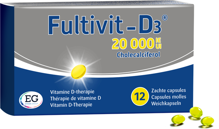Fultivit-D3 20000Iu Caps Molle 12