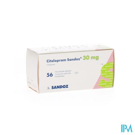 Citalopram Sandoz Comp 56 X 30mg 1