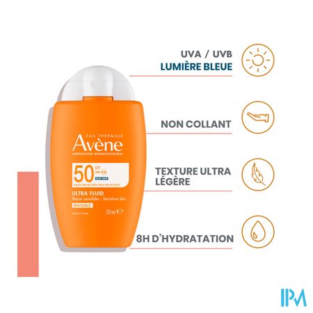 Avene Zon Spf50 Ultra Fluid Invisible 50ml 6