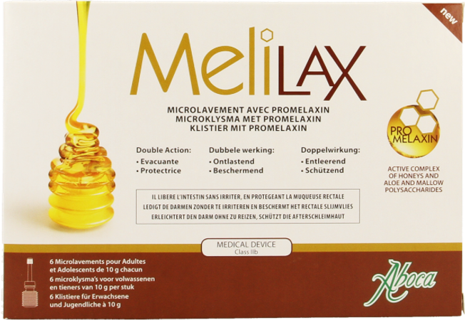 Melilax Microklysma 6x10g Aboca 3