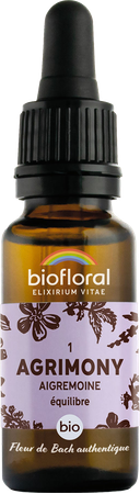 Biofloral Fleurs De Bach 01 Agrimony Bio 20ml 1