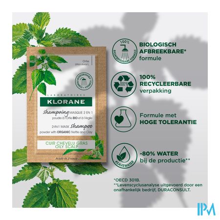 Klorane Capil. Masker Reinigend Brandnetel 8x3g 15