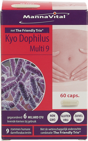 Mannavital Kyodophilus Multi 9 Caps 60 2