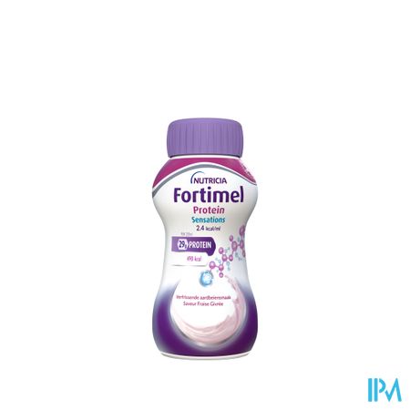 Fortimel Protein 2.4kcal Verfriss Aardbei 4x200ml 5