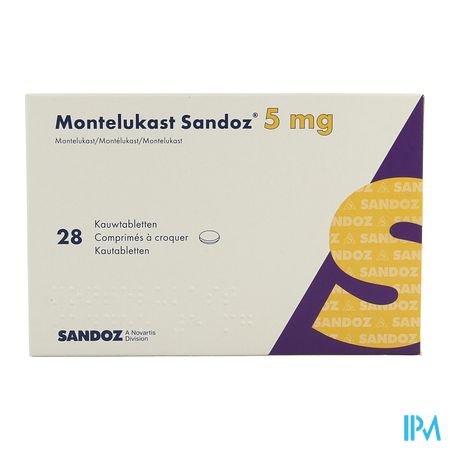 Montelukast Sandoz Kauwtabletten 28 X 5mg 2