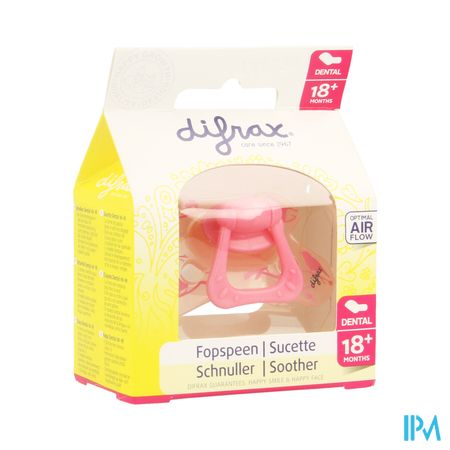 Difrax Fopspeen Sil Dental Xtr Sterk Girl 18m+ 342 2
