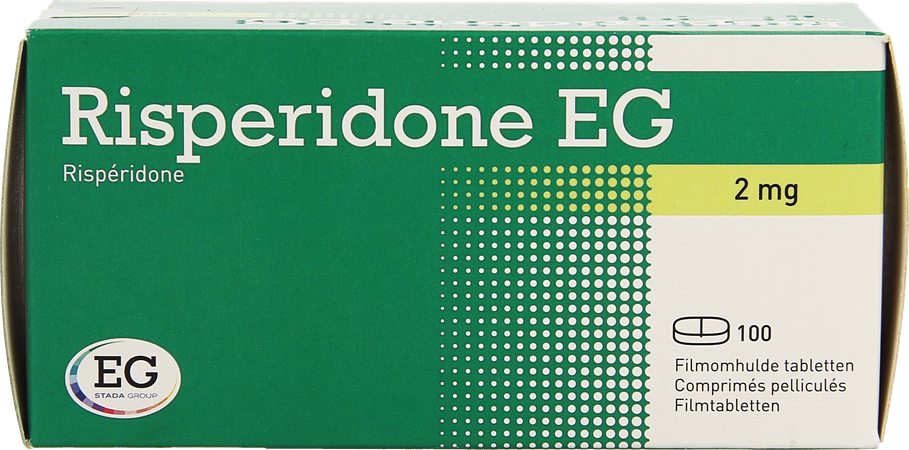 Risperidone EG Tabl 100 X 2 Mg 1