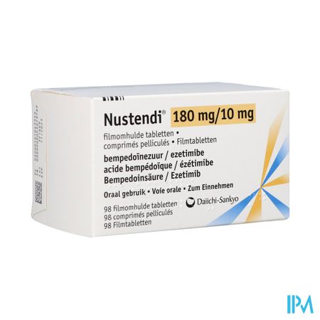 Nustendi 180mg/10mg Filmomh Tabl 98