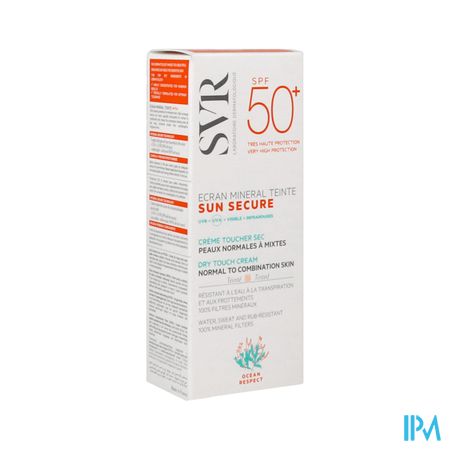 Svr Sun Secure Gekleur.miner.norm.huid Spf50+ 60ml 1