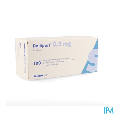 Dailiport 0,5mg Verlengde Afgifte Caps 100