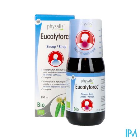 Physalis Eucalyforce Siroop Bio 150ml 10