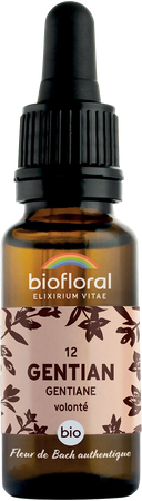 Biofloral Bachbloesem 12 Gentian Gentiaan Bio 20ml 1
