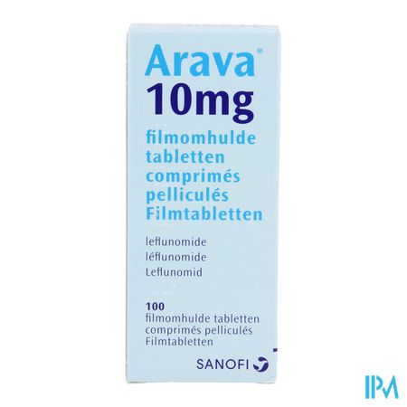 Arava 10mg Pi Pharma Comp Pell. 100x10mg Pip 1