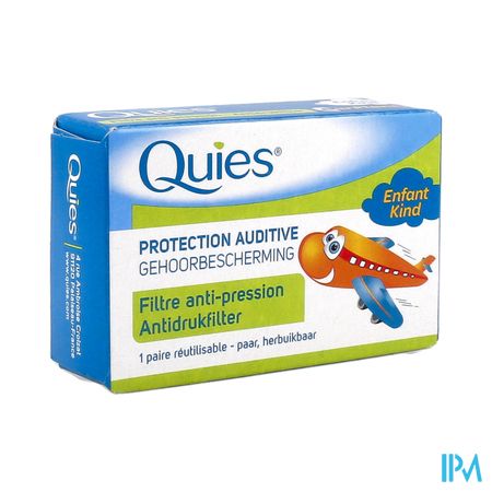 Quies Protection Auditive Avion Enfant 1 Paire