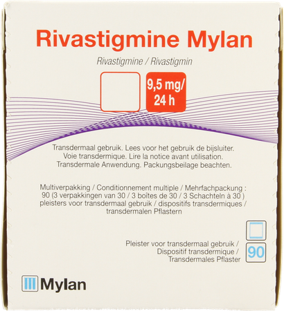 Rivastigmine Viatris 9,5mg/24 Pleister Transder 90 8