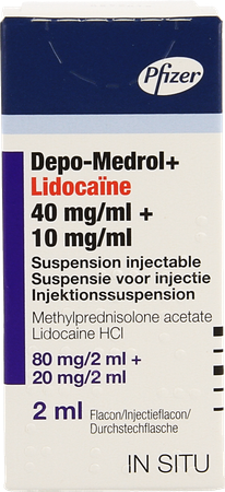 Depo-medrol Lidoc 80mg Vial 40mg/ml 1 X 2ml 1