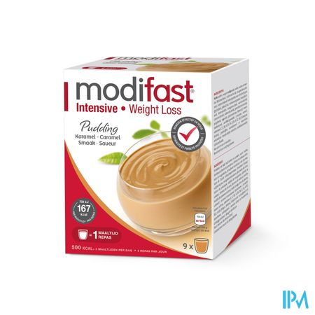 Modifast Intensive Pudding Caramel Sach 9