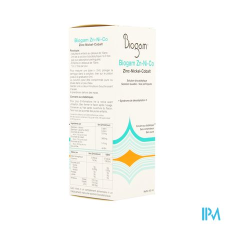 Biogam Zn-ni-co Fl 60ml