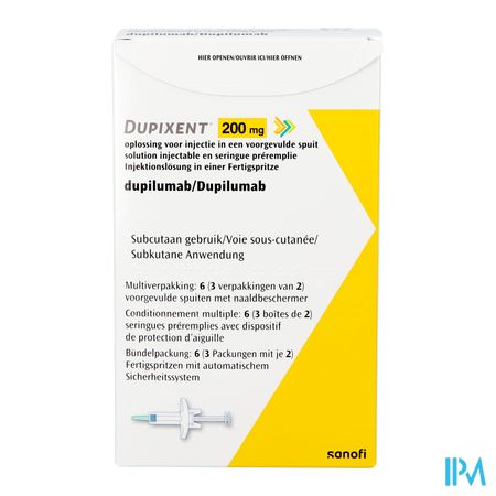 Dupixent 200mg Opl Inj Voorgev.spuit 3x2 200mg 1