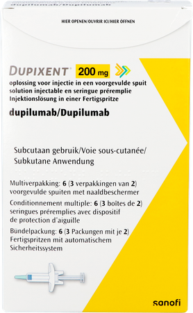 Dupixent 200mg Opl Inj Voorgev.spuit 3x2 200mg 1