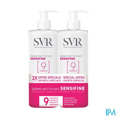 Svr Sensifine Dermo-nettoyant Duo Fl Pompe 2x400ml