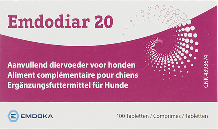 Emdodiar 20 Aanvullend Diervoed. Hond Comp 100 1