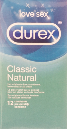 Durex Classic Condoms 12 5