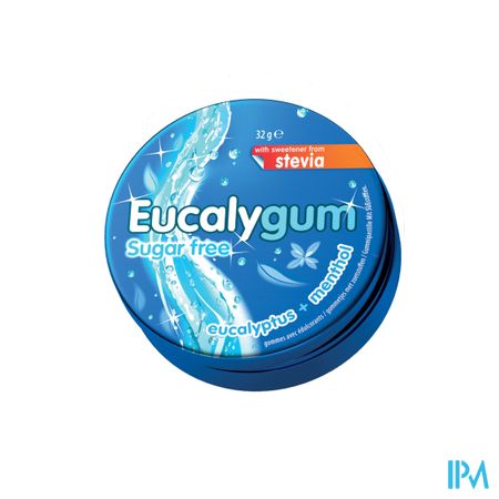 Eucalygum Gomme Pectorale A Sucer Sans Sucre 40g