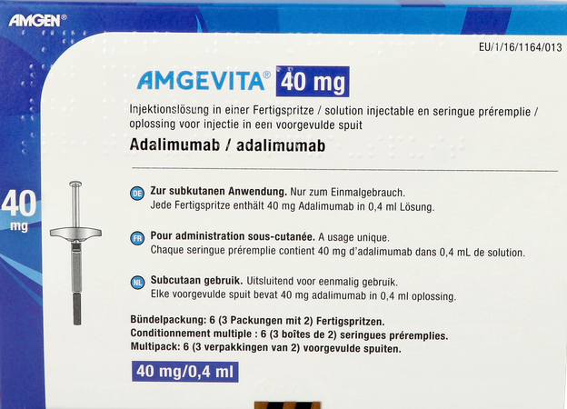 Amgevita 40mg Opl Inj 100mg/ml Voorgevulde Spuit 6 1