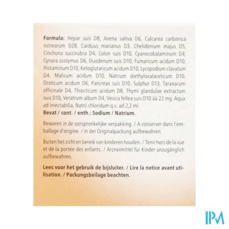 Hepar Compositum Opl Inj Amp 10x2,2ml 1
