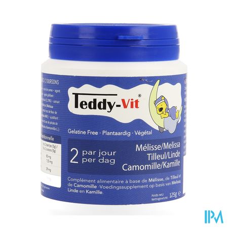 Teddy Vit Melisse+tilleur+camomille Gomme Ours 50