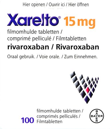 Xarelto 15mg Filmomh Tabl 100 X 15mg 2