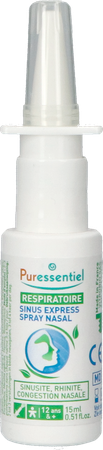Puressentiel Ademhal.sinus Expr.neusspray Bio 15ml 12