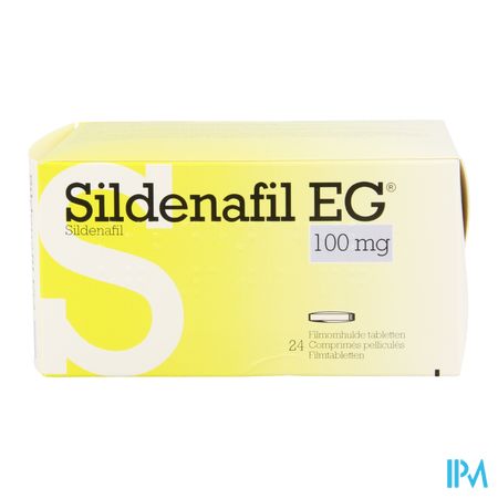 Sildenafil Eg Pi Pharma Comp Pell 24 X 100mg Pip 3