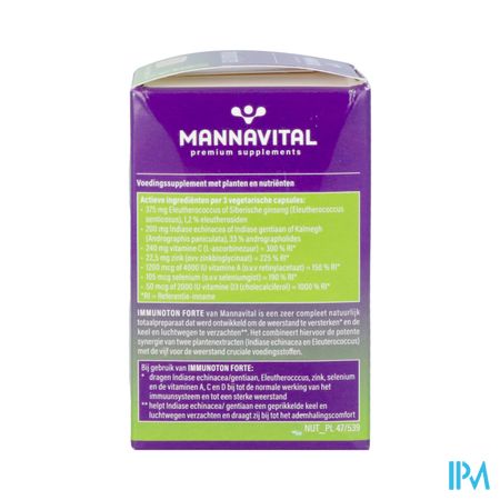Mannavital Immunoton Forte V-caps 60 1