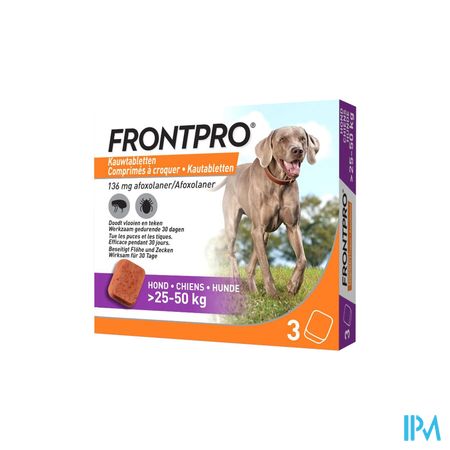 Frontpro 136mg >25-50kg Chien Comp Croq 3