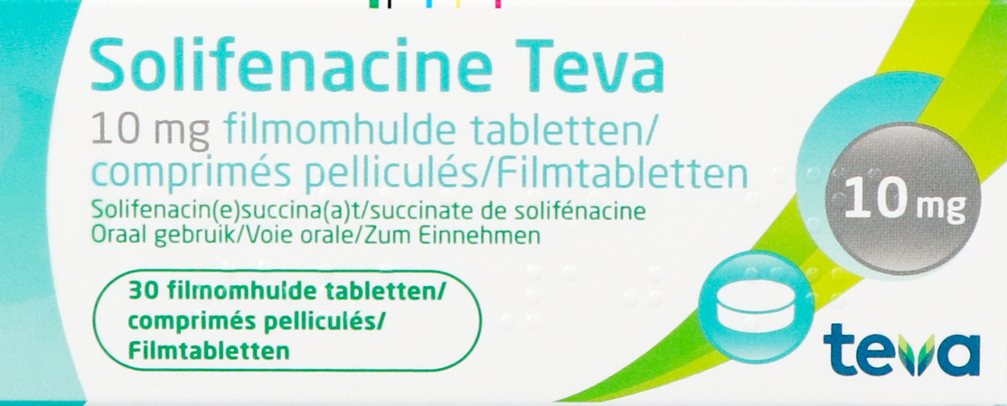 Solifenacine Teva Filmomh Tabl 30 X 10mg 2