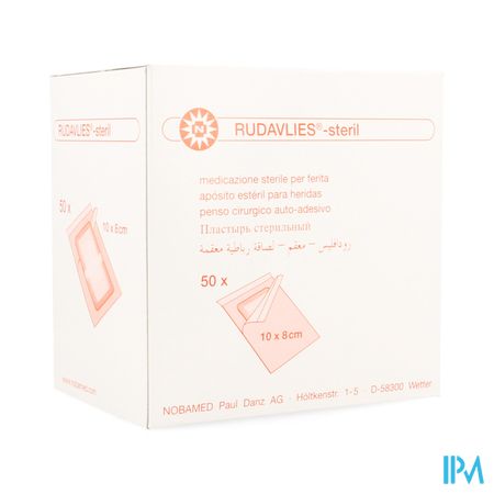 Noba Rudavlies Pans Sterile 8cmx10cm 50 9280455