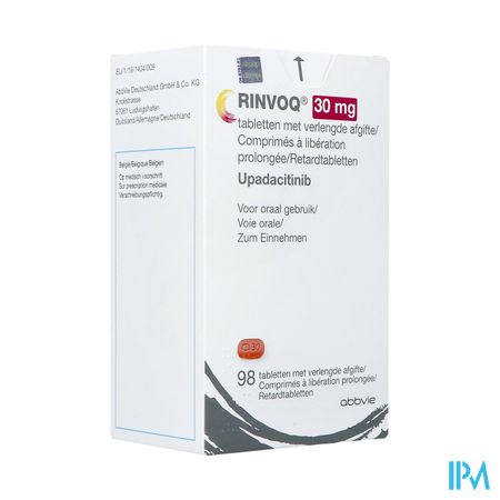 Rinvoq 30mg Verlengde Afgifte Tabl 98