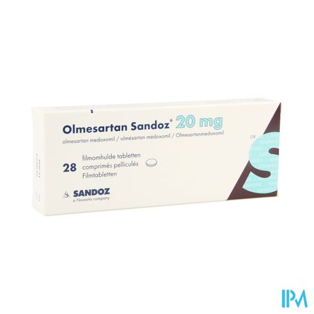 Olmesartan Sandoz 20mg Comp 28 X 20mg