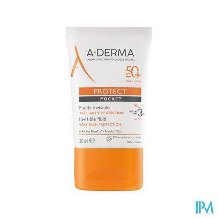 Aderma Protect Pocket Fluide Onzichtb. Spf50+ 30ml